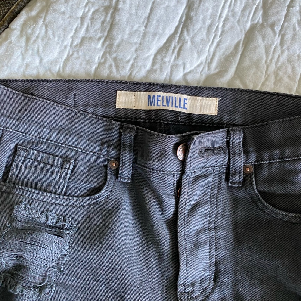 brandy melville ripped capri